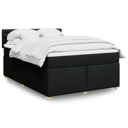Boxspring met matras 160x200 cm zwart