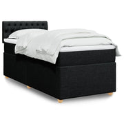 Boxspring met matras 90x190 cm zwart