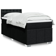Boxspring met matras 80x200 cm zwart