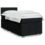 Boxspring met matras 90x190 cm zwart