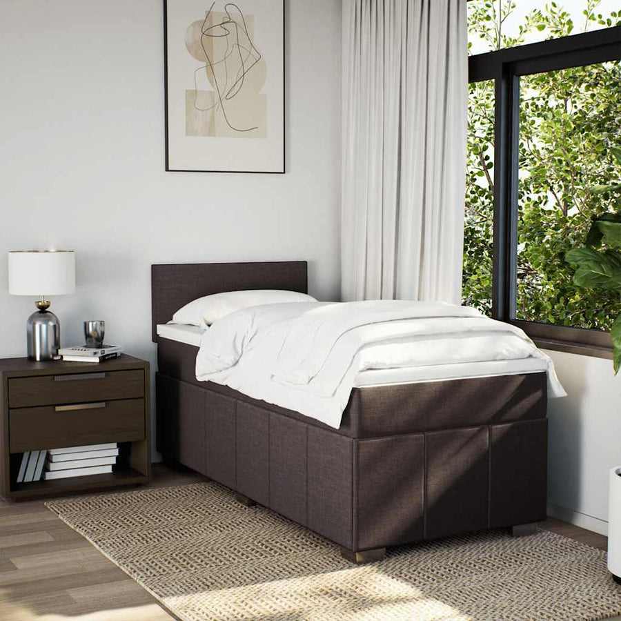 Boxspring Met Matras Stof 90 x 200 cm