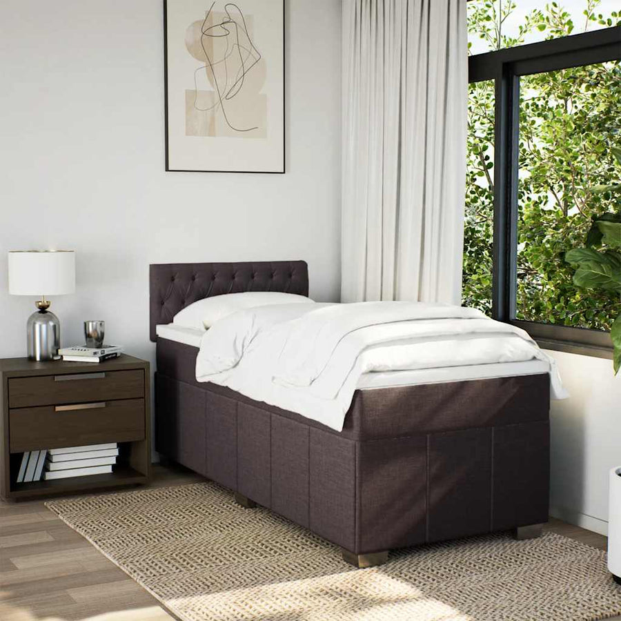 Boxspring Met Matras Stof 90 x 200 cm