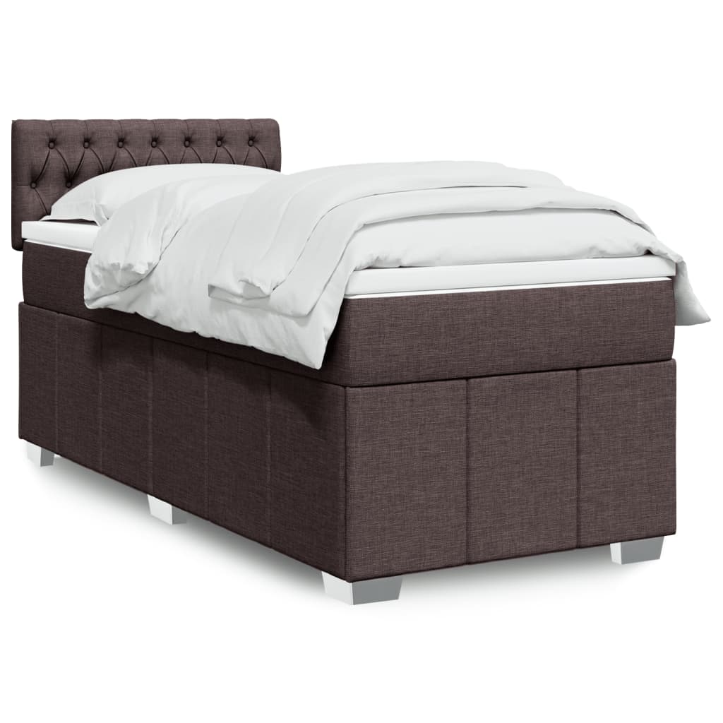 Boxspring Met Matras Stof 90 x 200 cm