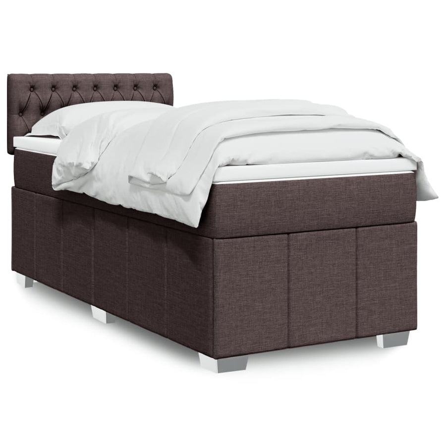 Boxspring Met Matras Stof 90 x 200 cm