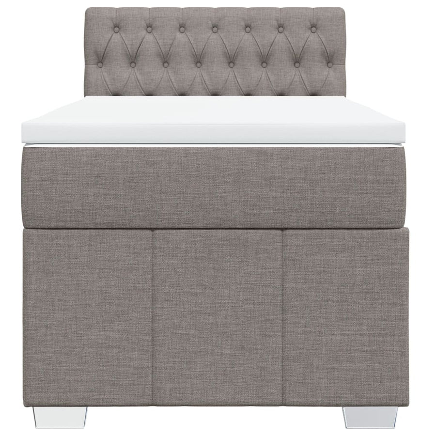 Boxspring Met Matras Stof 90 x 200 cm