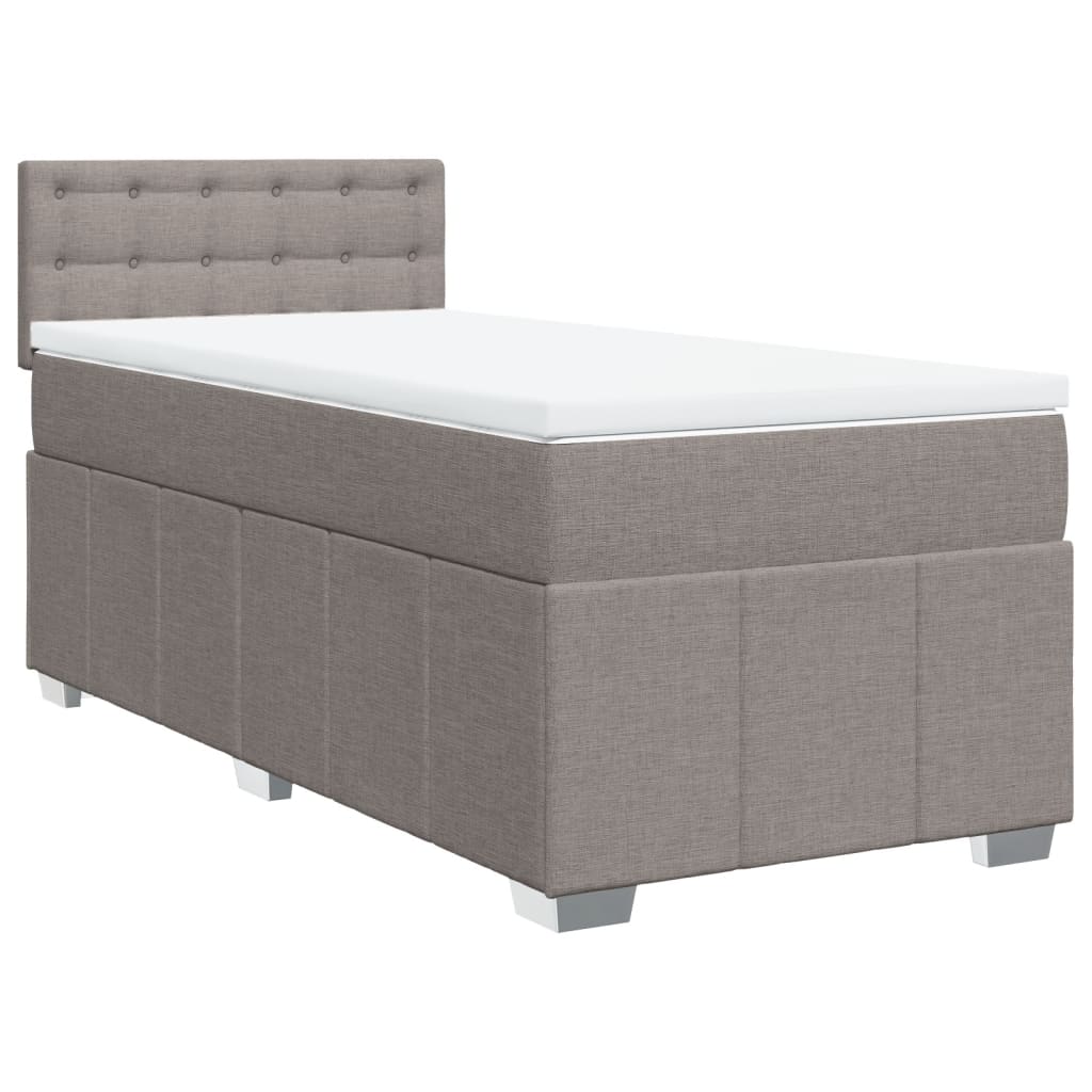 Boxspring Met Matras Stof 90 x 200 cm