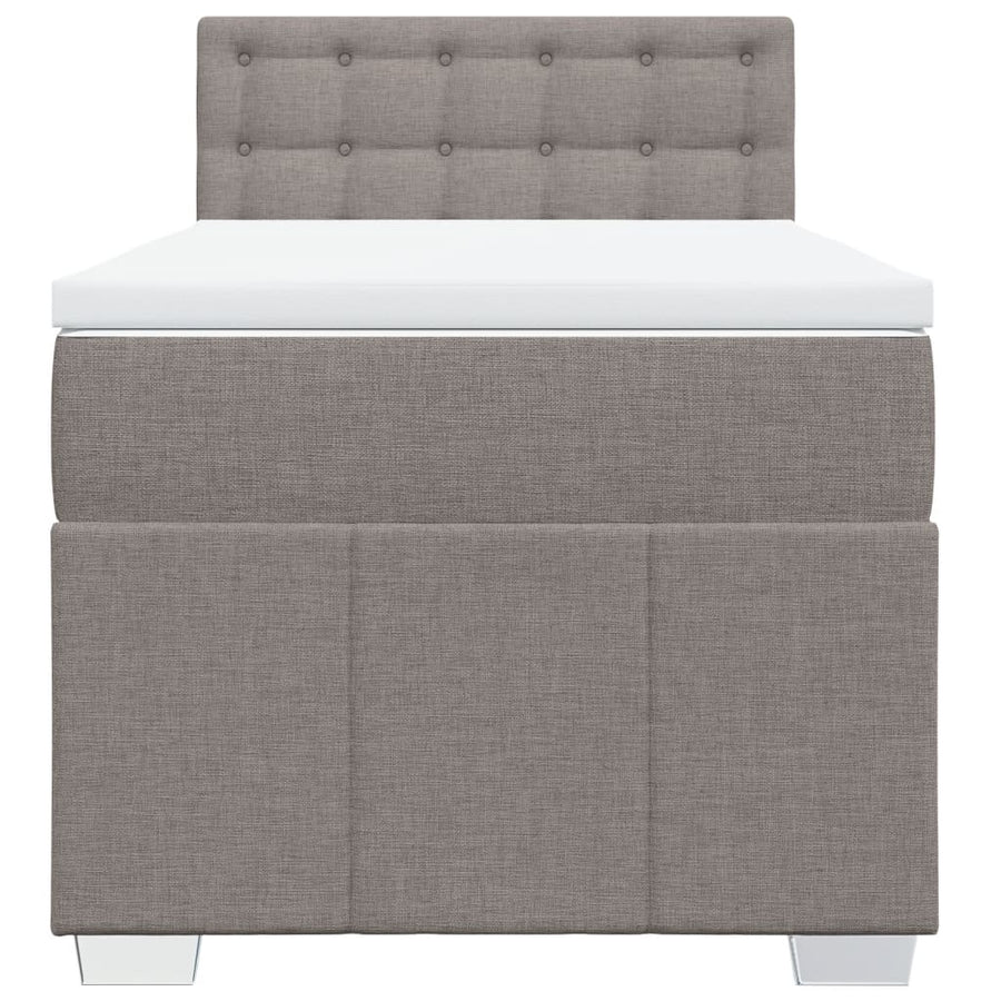 Boxspring Met Matras Stof 90 x 200 cm
