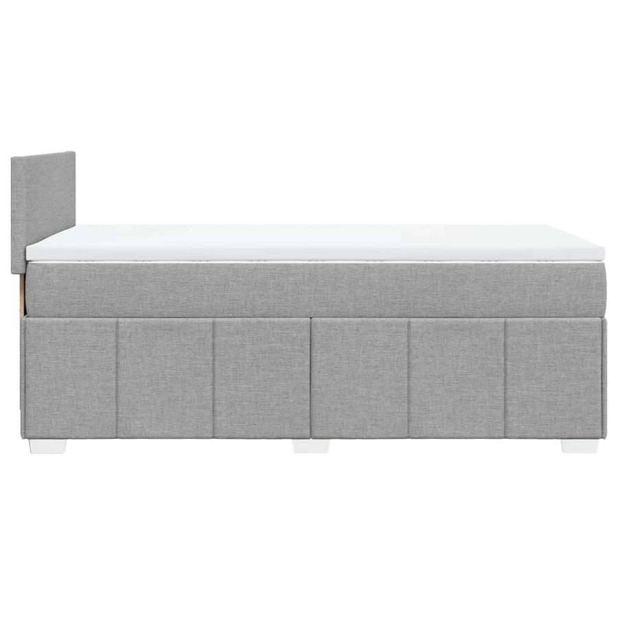 Boxspring Met Matras Stof 100 x 200 cm