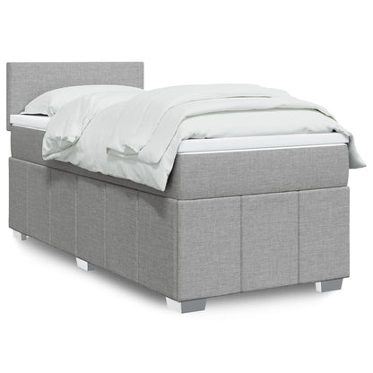 Boxspring Met Matras Stof 100 x 200 cm