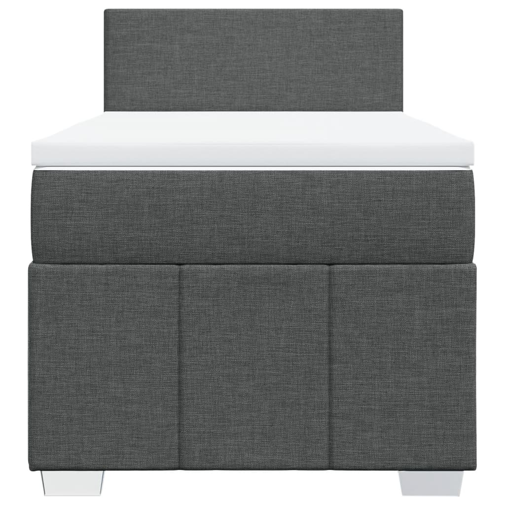 Boxspring Met Matras Stof 100 x 200 cm