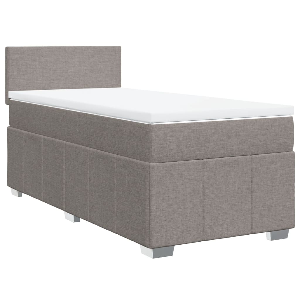 Boxspring Met Matras Stof 100 x 200 cm