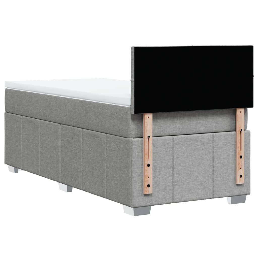 Boxspring Met Matras Stof 100 x 200 cm