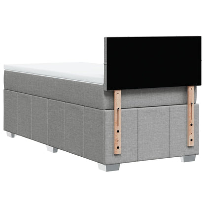 Boxspring Met Matras Stof 100 x 200 cm