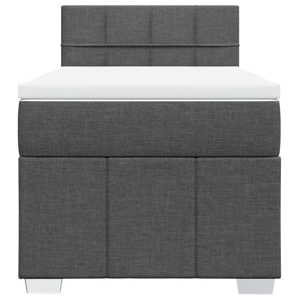 Boxspring Met Matras Stof 100 x 200 cm