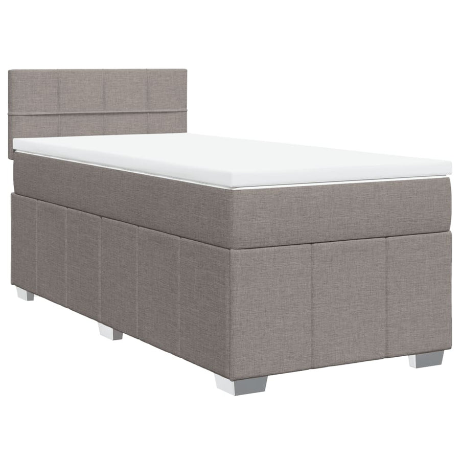 Boxspring Met Matras Stof 100 x 200 cm