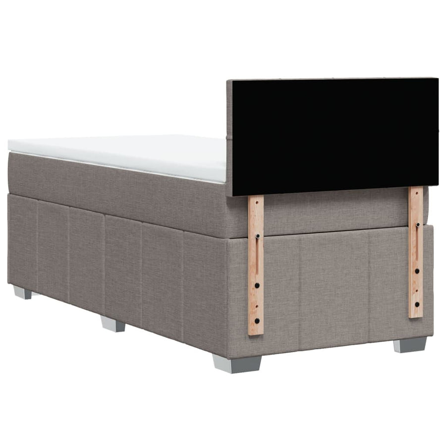 Boxspring Met Matras Stof 100 x 200 cm
