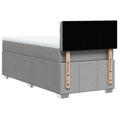 Boxspring Met Matras Stof 100 x 200 cm