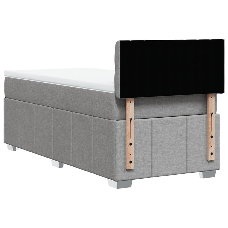 Boxspring Met Matras Stof 100 x 200 cm