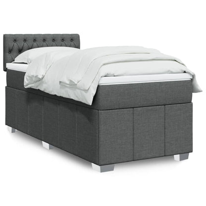 Boxspring Met Matras Stof 100 x 200 cm