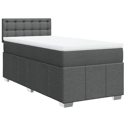 Boxspring Met Matras Stof 100 x 200 cm