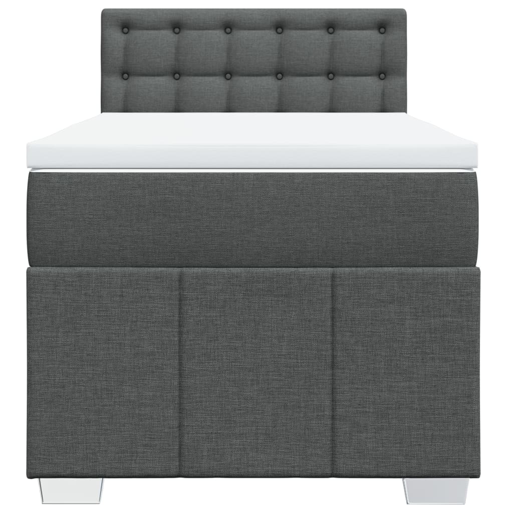 Boxspring Met Matras Stof 100 x 200 cm