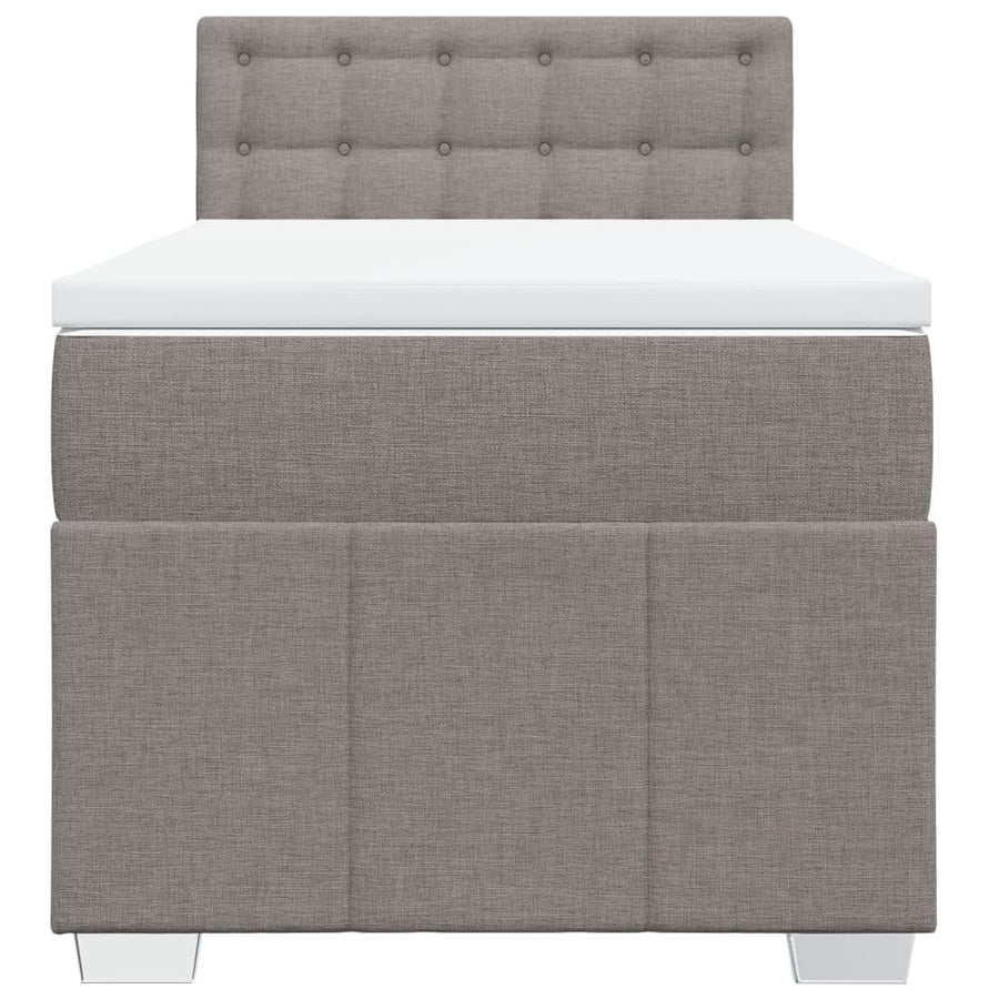 Boxspring Met Matras Stof 100 x 200 cm