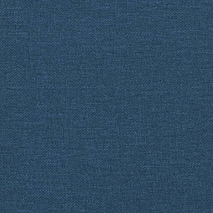 Boxspring met matras stof blauw 100x200 cm