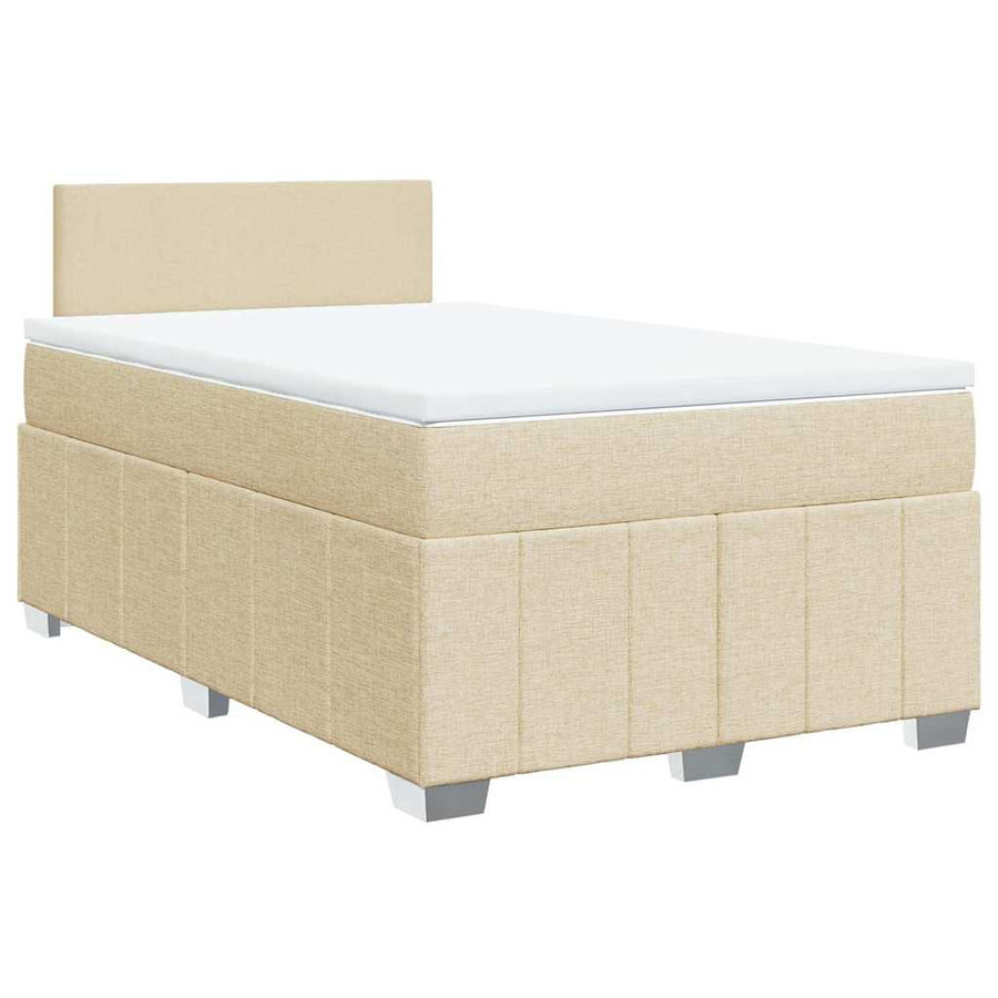 Boxspring Met Matras Stof Kleurig 120 x 200 cm