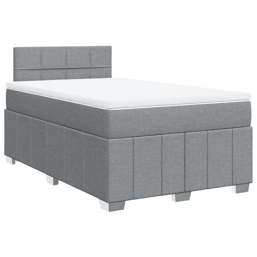 Boxspring Met Matras Stof 120 x 200 cm