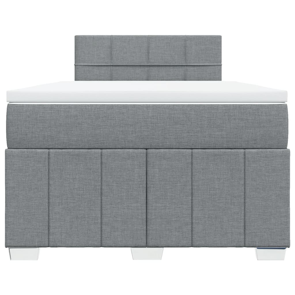 Boxspring Met Matras Stof 120 x 200 cm
