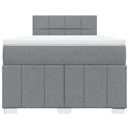 Boxspring Met Matras Stof 120 x 200 cm