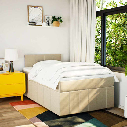Boxspring Met Matras Stof Kleurig 120 x 200 cm