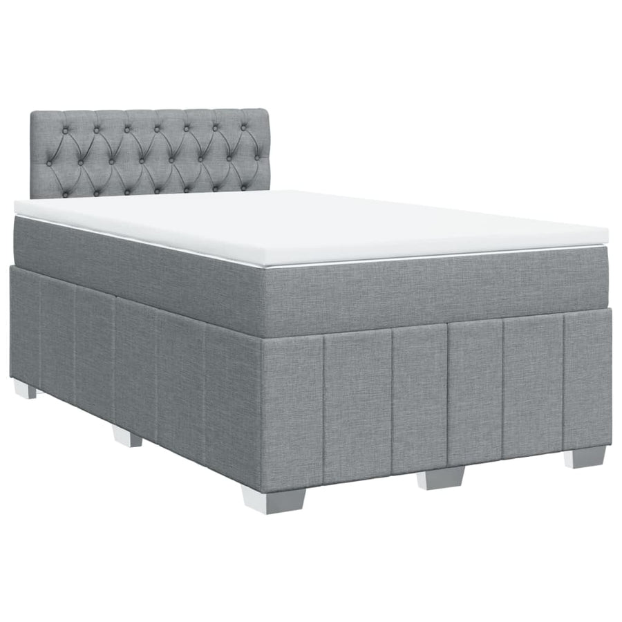 Boxspring Met Matras Stof 120 x 200 cm