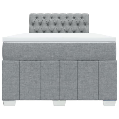 Boxspring Met Matras Stof 120 x 200 cm