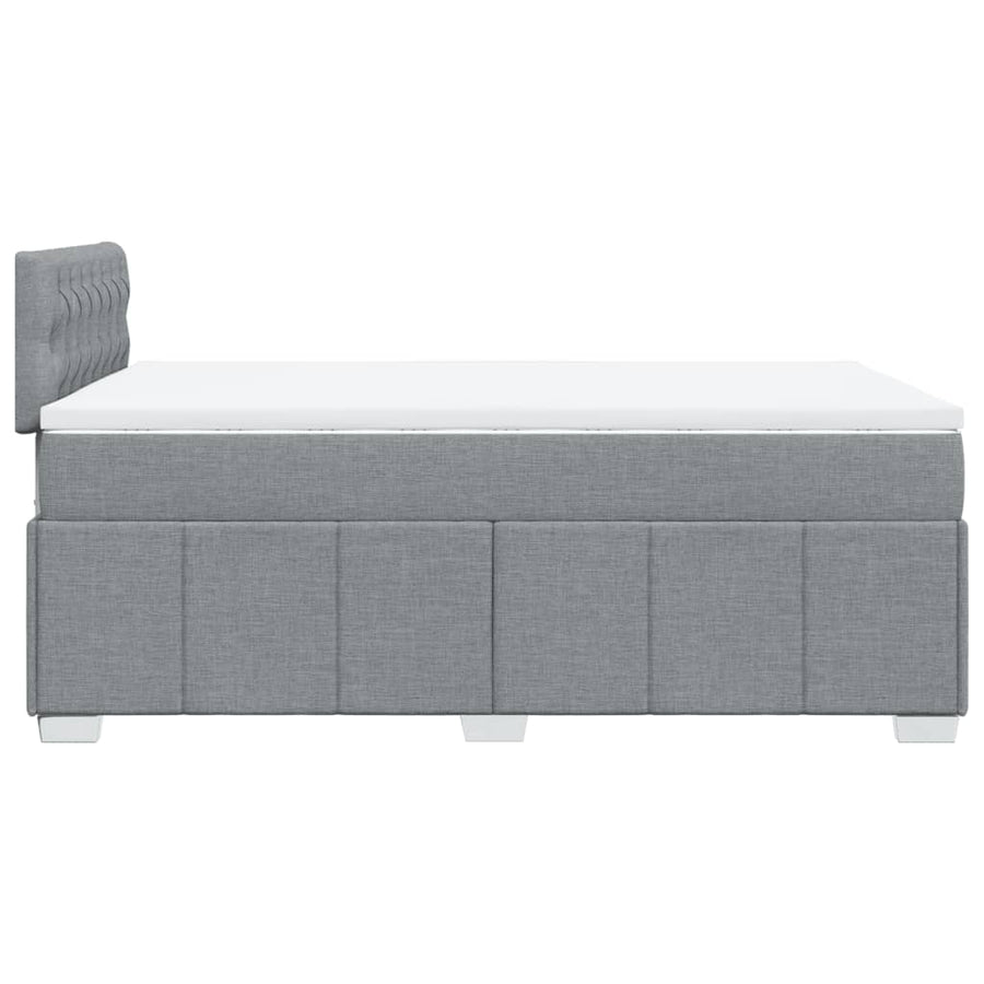 Boxspring Met Matras Stof 120 x 200 cm