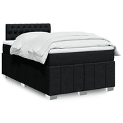 Boxspring met matras 120x200 cm zwart