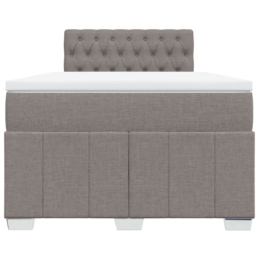 Boxspring Met Matras Stof 120 x 200 cm