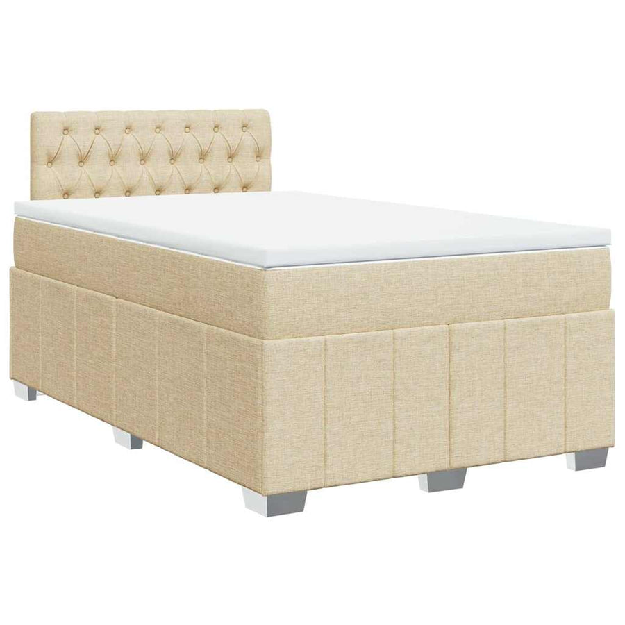Boxspring Met Matras Stof Kleurig 120 x 200 cm