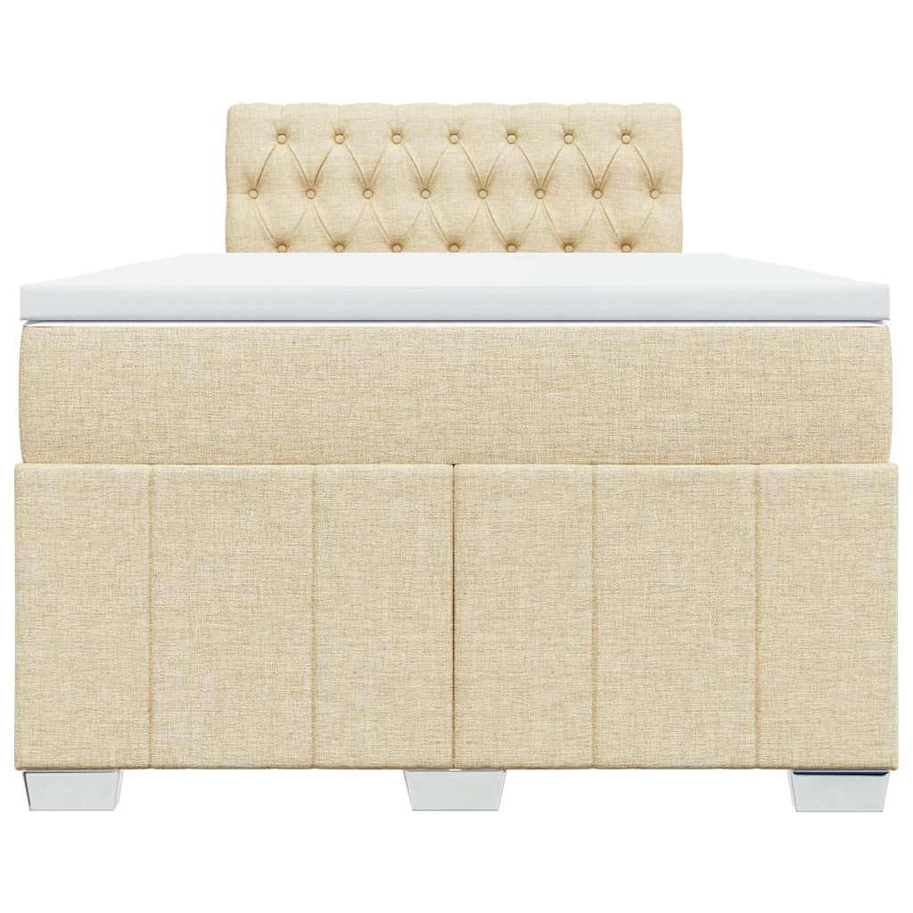 Boxspring Met Matras Stof Kleurig 120 x 200 cm