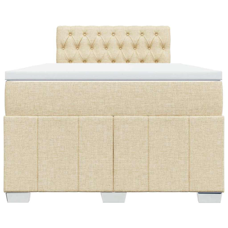 Boxspring Met Matras Stof Kleurig 120 x 200 cm