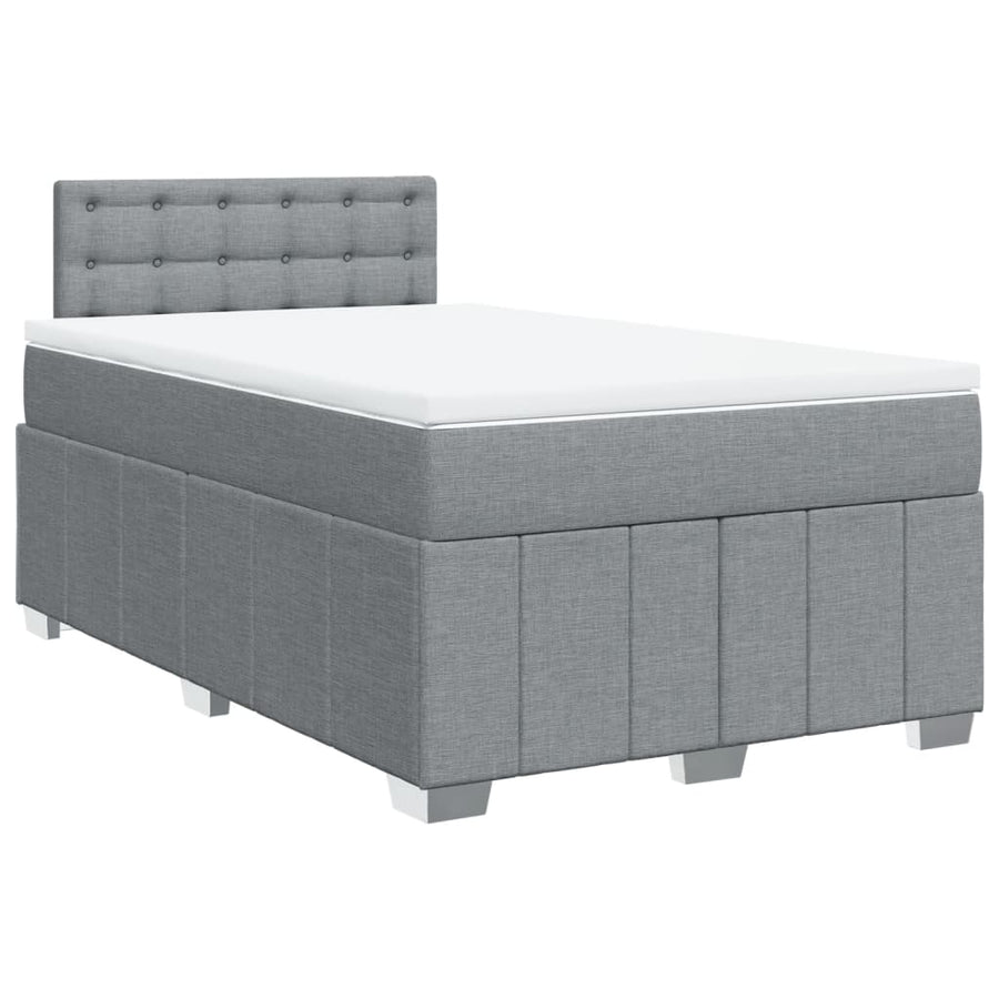 Boxspring Met Matras Stof 120 x 200 cm