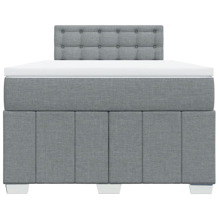 Boxspring Met Matras Stof 120 x 200 cm