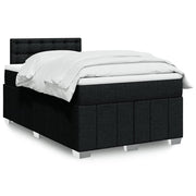 Boxspring met matras 120x200 cm zwart