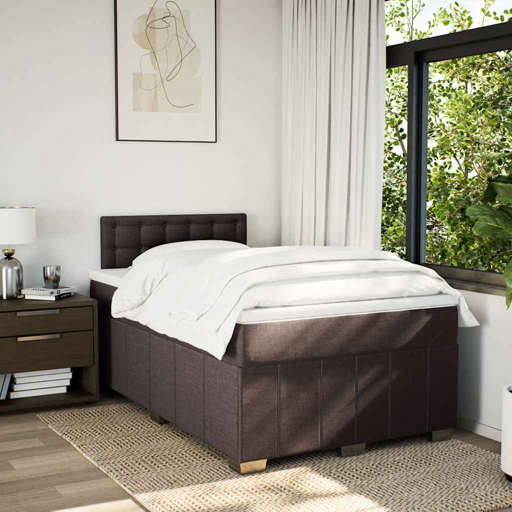 Boxspring Met Matras Stof 120 x 200 cm