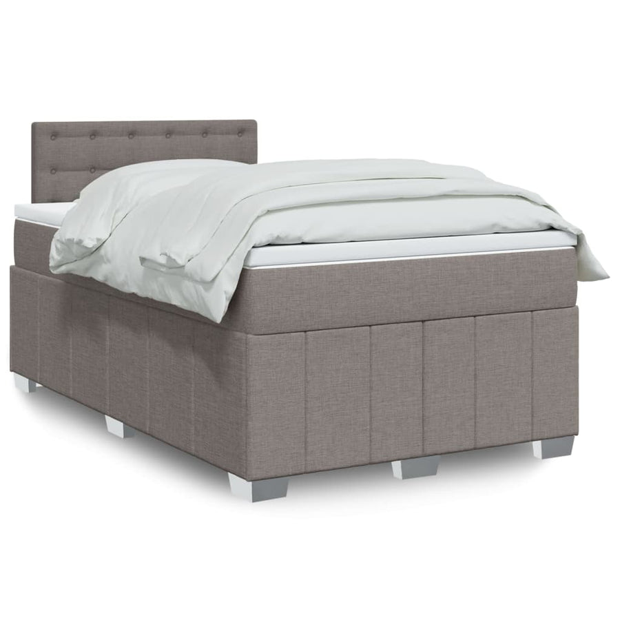 Boxspring Met Matras Stof 120 x 200 cm