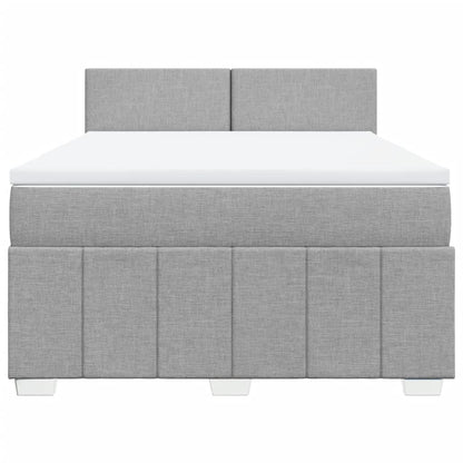 Boxspring Met Matras Stof 140 x 190 cm