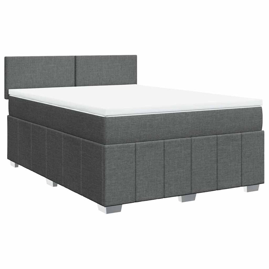 Boxspring Met Matras Stof 140 x 190 cm