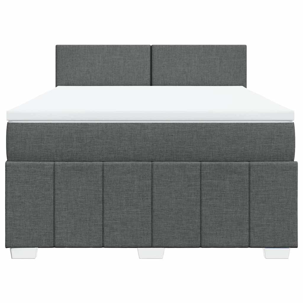 Boxspring Met Matras Stof 140 x 190 cm