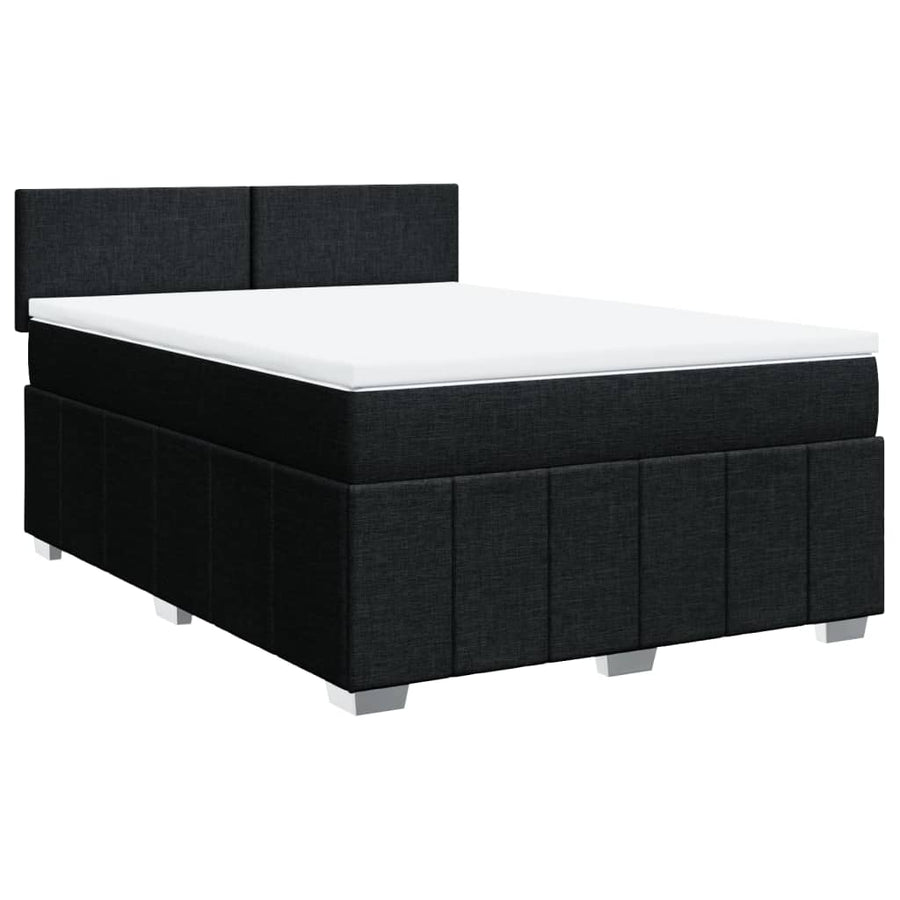 Boxspring Met Matras Stof 140 x 190 cm