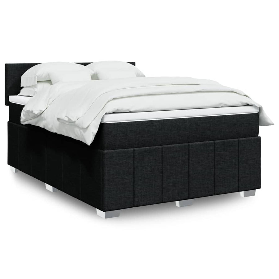 Boxspring Met Matras Stof 140 x 190 cm